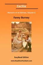 Cecilia; Or, Memoirs of an Heiress â€” Volume 2 by Fanny Burney