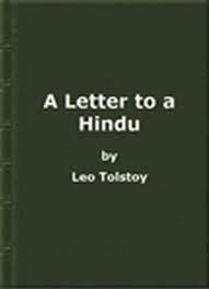 A Letter to a Hindu by graf Leo Tolstoy