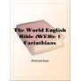 The World English Bible (WEB): 1 Corinthians by Anonymous